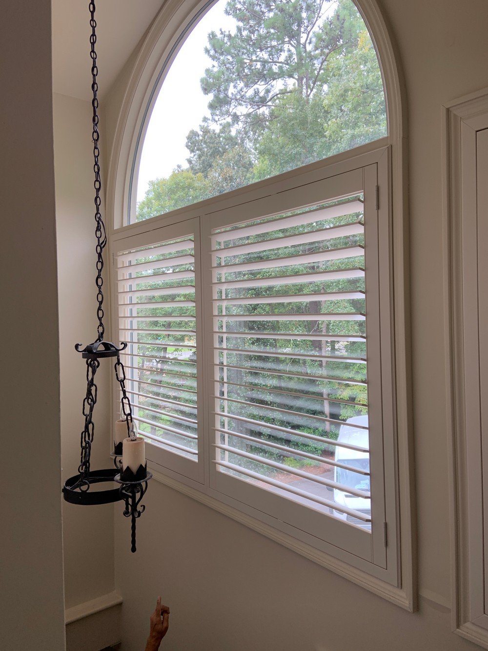 Shutter install two panel mount pleasant sc